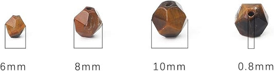Faceted Natural Yellow Tiger Eye Stone Round Beads 10mm 36cm/Strand for Jewelry Making