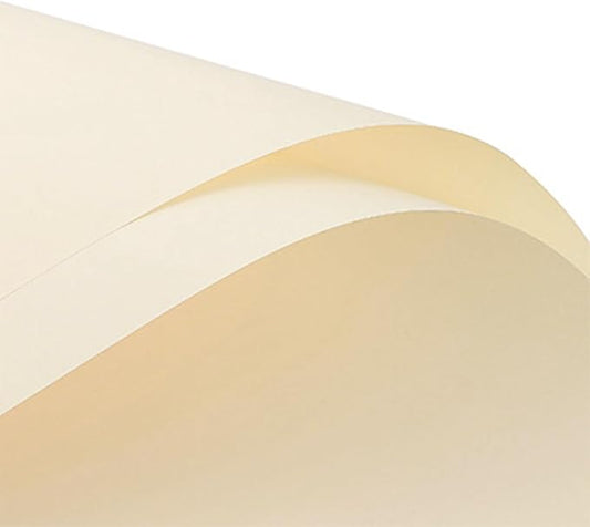 LeZakaa 20 Sheets Flower Wrapping Paper - Waterproof Reversible Floral Bouquet Paper - Cream Yellow Design for Valentine's Day, Mother's Day, Parties, Birthdays, Weddings, Baby Shower
