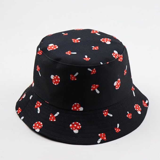 Quanhaigou Bucket Hat for Men Women,Packable Reversible Printed Sun Hats,Fisherman Outdoor Summer Travel Hiking Beach Caps