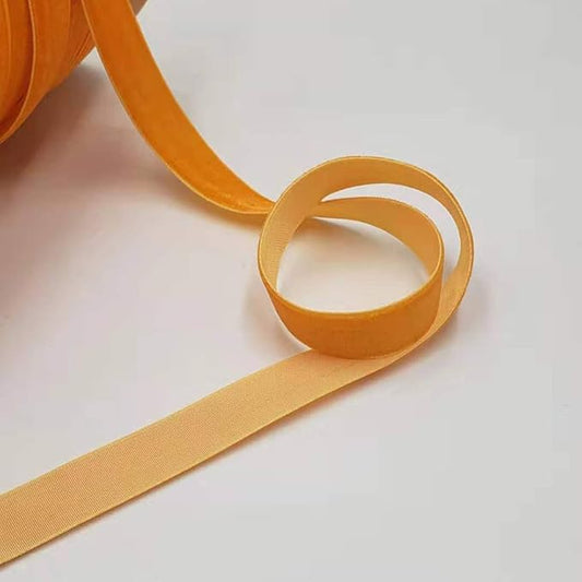 10 Yards Velvet Ribbon Spool (Orange, 5/8")