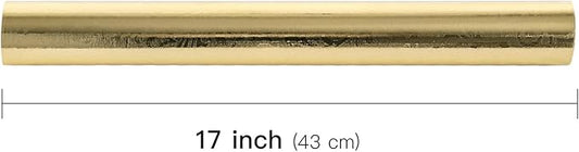 LeZakaa 3D Embossed Floral Foil Gold Wrapping Paper, Vintage Flower Metallic Foil for Birthday Christmas Party Holiday Gift Wrap, for DIY Crafts Scrapbook, Mini Roll 17 inch x 32.8 Ft(Gold)