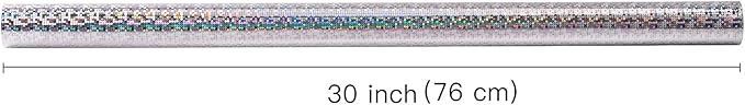 RUSPEPA Silver Dots Colorful Metallic Wrapping Paper-81.5 Sq Ft-Solid Color Paper Perfect for Party, Wedding, Birthday, Christmas, Baby Show -30Inch X 32.8Feet