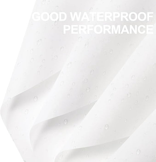 WRAPAHOLIC 20 Sheets Flower Wrapping Paper - 22.4 x 22.4 inch Pure White Water-Resistant Floral Bouquet Wrapping Paper, Florist Supplies Packaging for Wedding Birthday Gift DIY