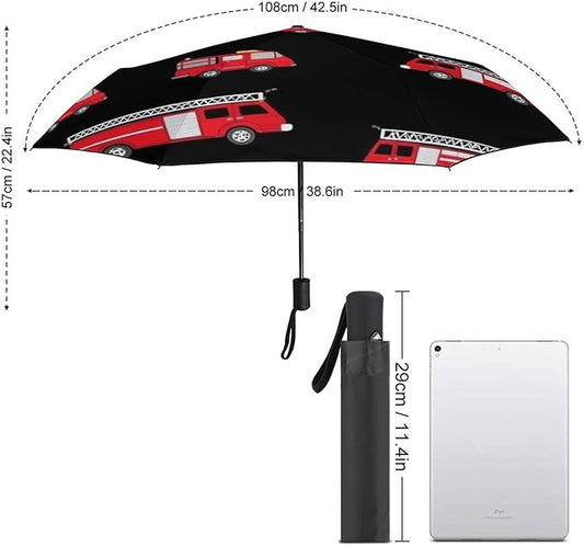Fashion 3 Fold Sunny Rain Sunscreen Umbrella Portable Automatic Umbrella