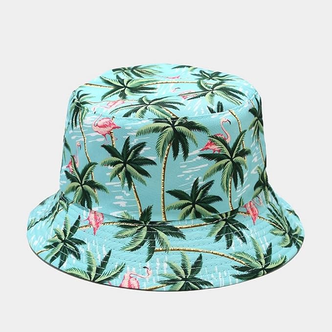 Quanhaigou Bucket Hat for Men Women,Packable Reversible Printed Sun Hats,Fisherman Outdoor Summer Travel Hiking Beach Caps