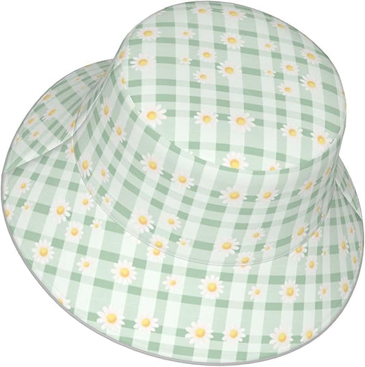 Bucket Hat Double-Side-Wear Reversible Sun Hat Beach Travel Hiking for Women Men