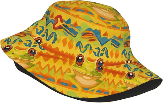 Cute Potted Cactus Bucket Hat Novelty Sun Hats Trendy Fisherman Cap for Men and Women