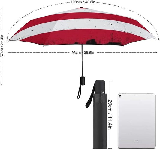 Fashion 3 Fold Sunny Rain Sunscreen Umbrella Portable Automatic Umbrella