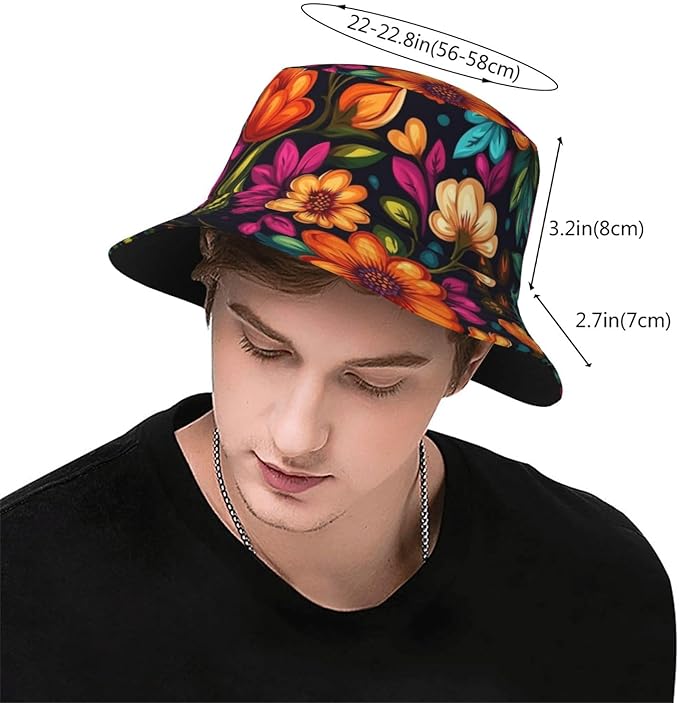 Bucket Hats Fashion Sun Cap Packable Outdoor Fisherman Hat for Women and Men Travel