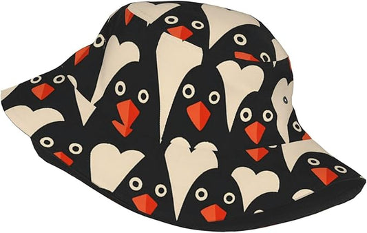 Christmas Navy Blue Tree Bucket Hat Novelty Sun Hats Trendy Fisherman Cap for Men and Women
