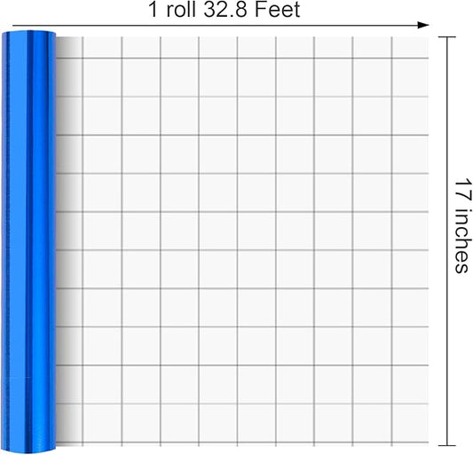 Merture Royal Blue Wrapping Paper Roll - 17 In X 32.8 Ft(46.5 sq.ft.) Metallic Blue Solid Color Gift Wrap for Birthday, Fathers Day, Baby Shower, Gender Reveal Party, Hanukkah