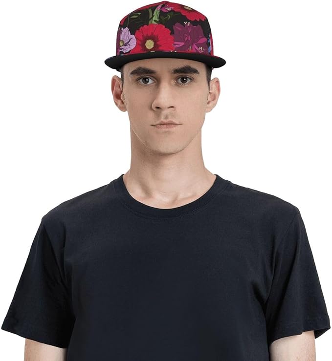 Tulip Flower Baseball Cap for Women Baseball Caps Flower Hat Tulip Baseball Hats Womens Cap for Outdoor