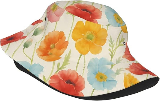 Cute Potted Cactus Bucket Hat Novelty Sun Hats Trendy Fisherman Cap for Men and Women