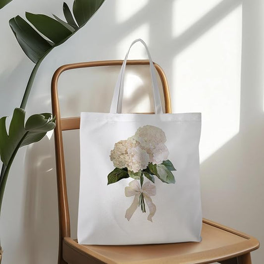 Floral Tote Bag, Floral Bag for Women, Reusable Grocery Bags Shopping Bags