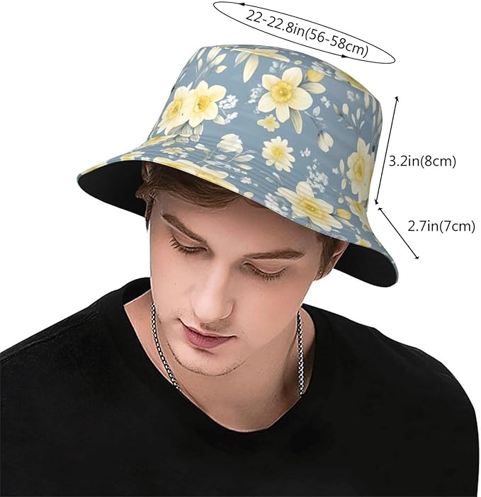 Bucket Hats Fashion Sun Cap Packable Outdoor Fisherman Hat for Women and Men Travel