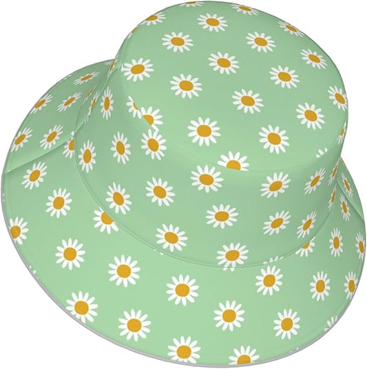 Bucket Hat Double-Side-Wear Reversible Sun Hat Beach Travel Hiking for Women Men