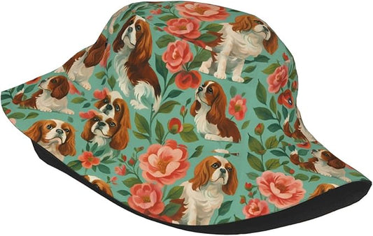 Christmas Navy Blue Tree Bucket Hat Novelty Sun Hats Trendy Fisherman Cap for Men and Women