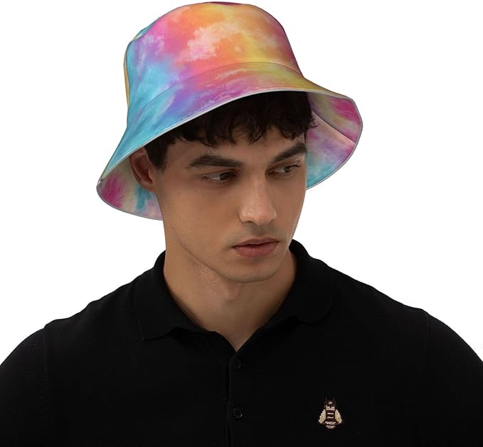 Bucket Hat Double-Side-Wear Reversible Sun Hat Beach Travel Hiking for Women Men