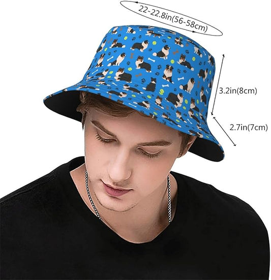 Fashion Bucket Hat Summer Beach Travel Sun Hat Packable Fisherman Cap for Men Women