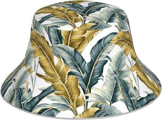 Bucket Hat Beach Summer Sun Hat Reversible Fisherman Hats Double Sided Wearing for Women Men Boys Girls