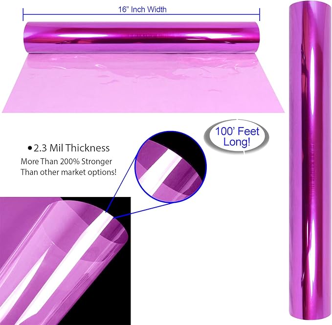 AnapoliZ Cellophane Wrap Roll Lavender | 100’ Ft. Long X 16” in. Wide | 2.3 Mil Thick Transparent Lavender | Gifts, Baskets, Treats, Cellophane Wrapping Paper | Colorful Cello Easter, Spring Color
