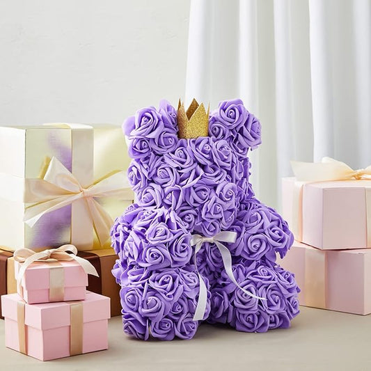 Juvale Stemless Artificial Roses - Durable Plastic Roses for Wedding Decor - for Centerpiece Table Decorations - Realistic Artificial Flowers for Maintenance-Free Use - Purple, Pack of 100