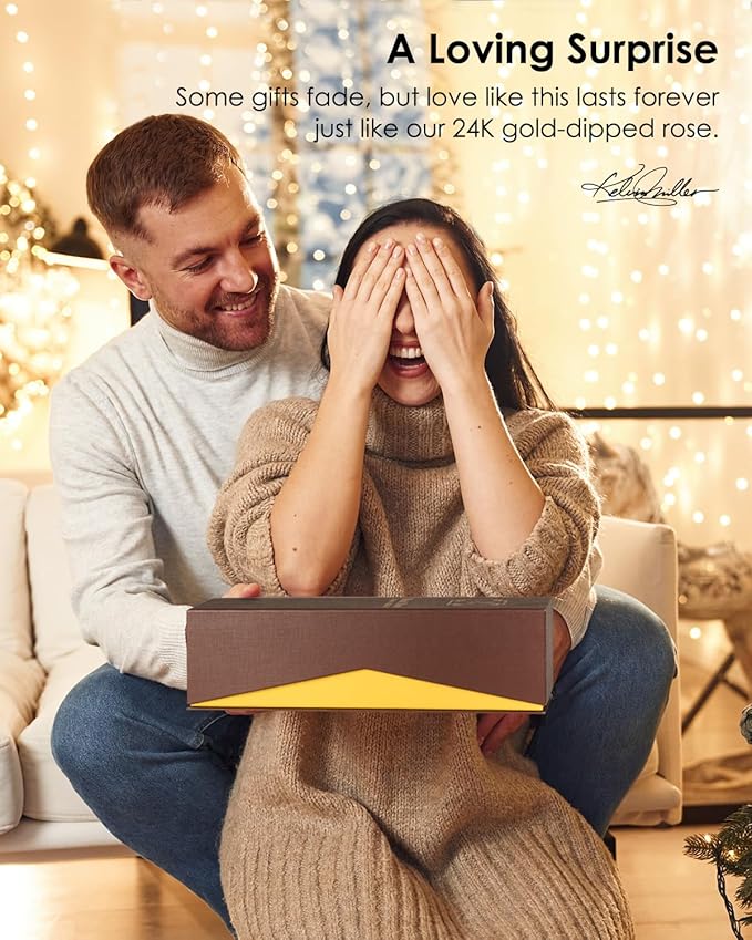 24K Gold Dipped Real Rose – Handcrafted, One of a Kind Gift – Timeless Romantic Present for Birthday, Valentine’s, Mother’s Day, Anniversary (Turquoise Blue)