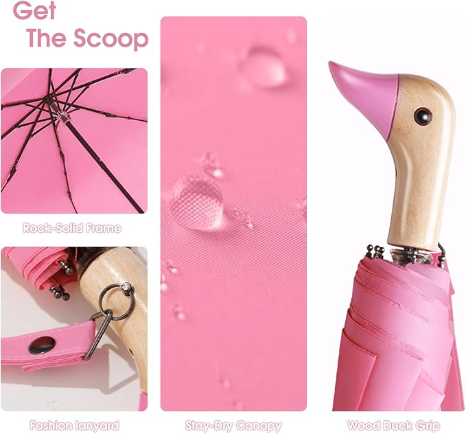 Duck Umbrella – Cute Duck with Adorable Duck Handle, The Perfect Duck Umbrella for Duck Lovers