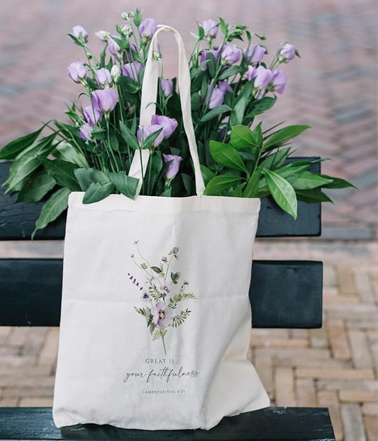 Christian Tote Bag, Christian tote Bag for Women, Bible tote bag, Bible Tote Bags for Women, Foral Tote Bag