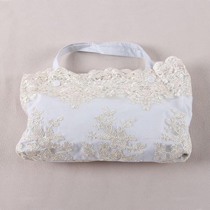 Honeystore Flower Lace Parasols for Wedding Party Lace Bridal Umbrella