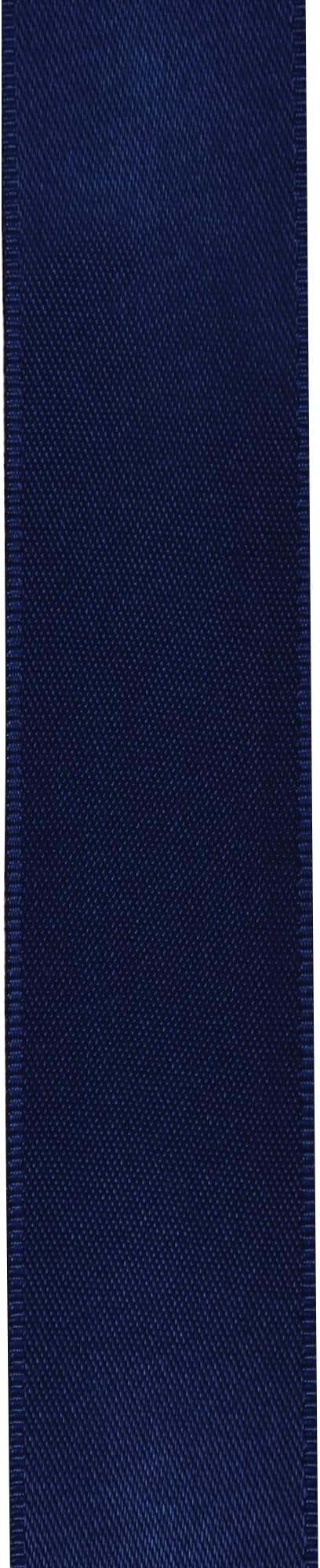 LIUYAXI Navy Blue Double Faced Satin Ribbon, 3/8" X Continuous 100 Yards, Ribbons Perfect for Gift Wrapping Bows Bouquet Wedding Decor DIY Craft and More