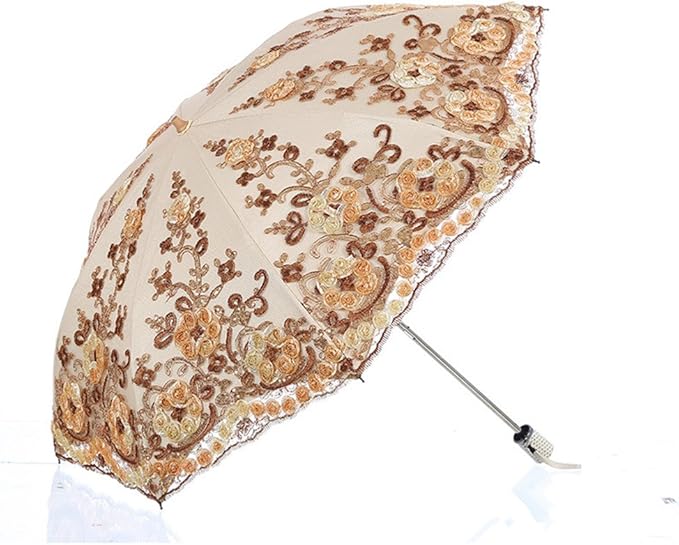Honeystore Flower Lace Parasols for Wedding Party Lace Bridal Umbrella