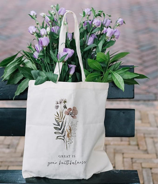 Christian Tote Bag, Christian tote Bag for Women, Bible tote bag, Bible Tote Bags for Women, Foral Tote Bag