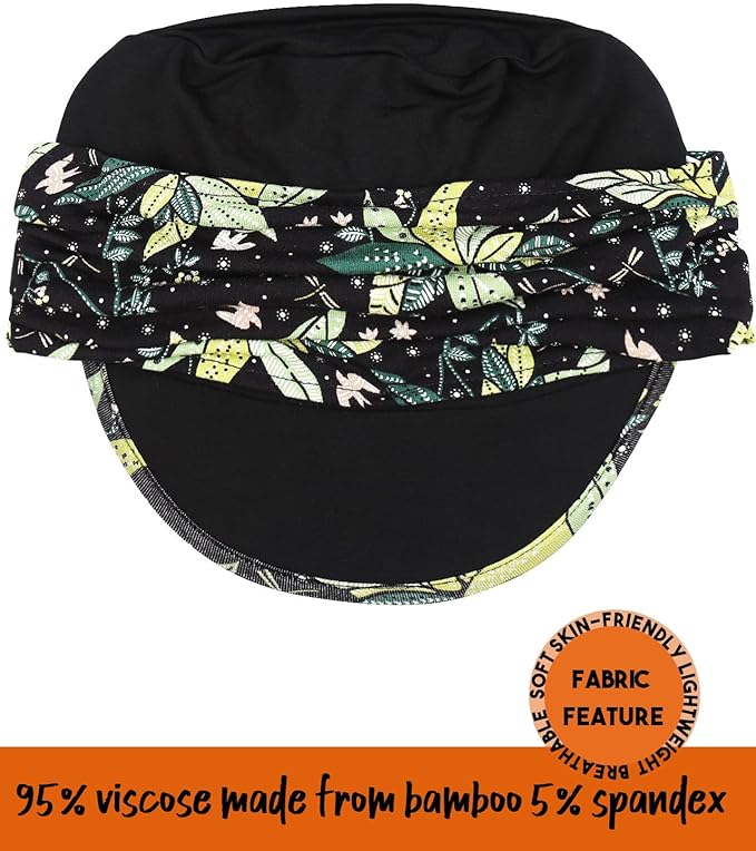 Chemo Headwear Viscose Newsboy Cap for Women Fall and Winter Hats
