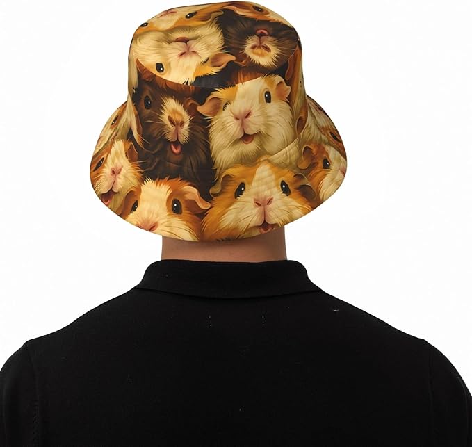Cute Potted Cactus Bucket Hat Novelty Sun Hats Trendy Fisherman Cap for Men and Women