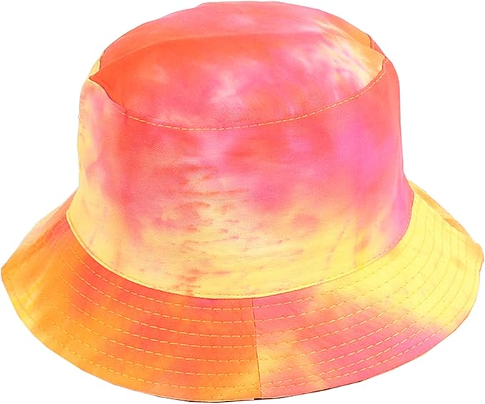 Mashiaoyi Unisex Print Double-Side-Wear Reversible Bucket Hat