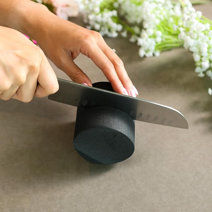 Reusable Floral Foam Blocks – Black Foam Blocks for Flower Arrangements | Florist Foam for Artificial Flowers & Crafts | Durable Non-Crumbling Floral Foam for Florists & DIY Projects,10pk 3x3 Round