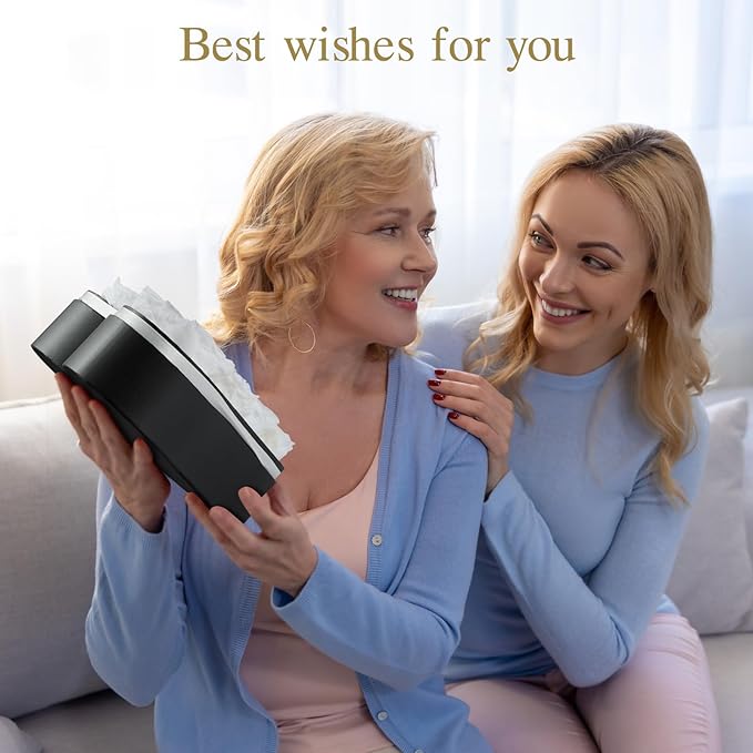 16 Forever Flowers in Heart Shaped Box - Preserved Roses Romantic Gifts for Her, Valentine’s Day, Anniversary, Wedding (White)