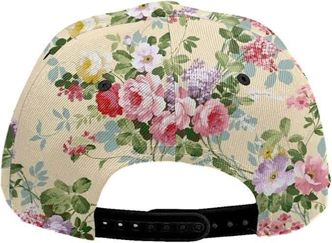 Floral Baseball Cap for Women Fashionable Adjustable Dad Hat Low Profile Running Hat for Summer Sporting Working Hiking