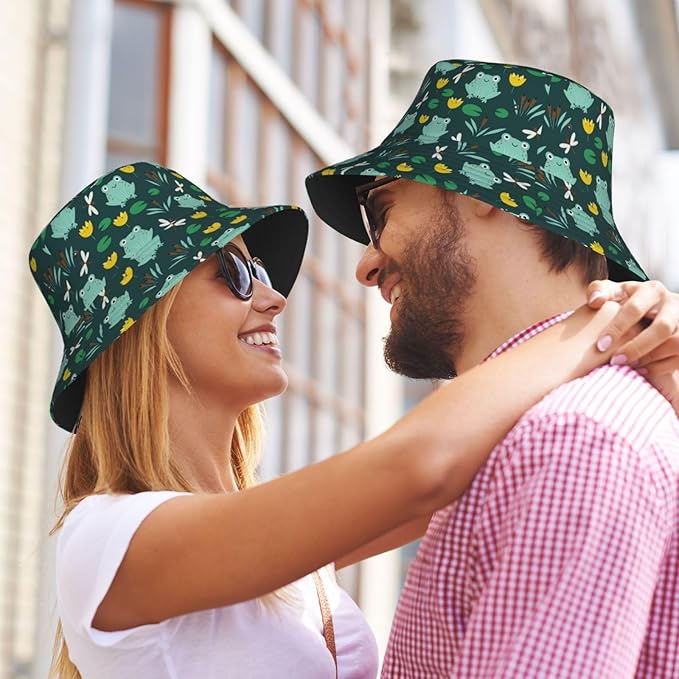 Bucket Hats Fashion Sun Cap Packable Outdoor Fisherman Hat for Women and Men