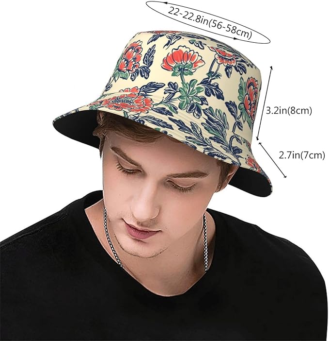 Bucket Hats Fashion Sun Cap Packable Outdoor Fisherman Hat for Women and Men Travel