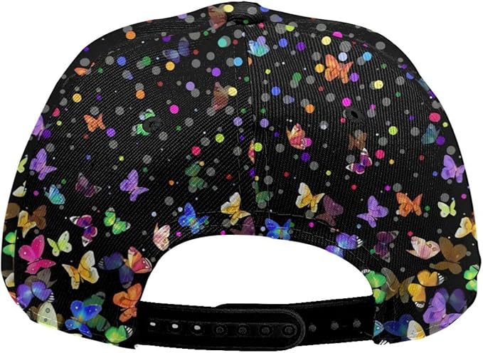 Pastel Cornflowers Floral Baseball Cap Dad Hats All-Over Print Fashion Accessory 100% Polyester Adjusts to Fit Most