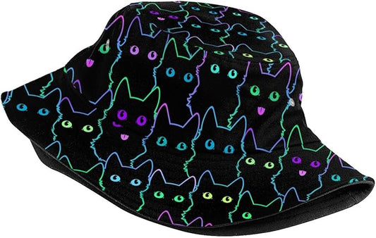 Bucket Hat for Women Men Funny Halloween Hats Packable Outdoor Fisherman Hats Caps Unisex