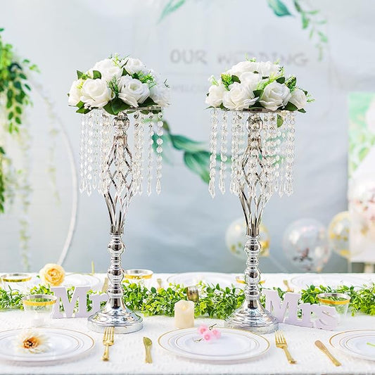 Flower Centerpieces for Wedding Tables: Wedding Table Decorations White Flower Balls Centerpieces for Engagement Cerebration Party Center Pieces 6 Packs