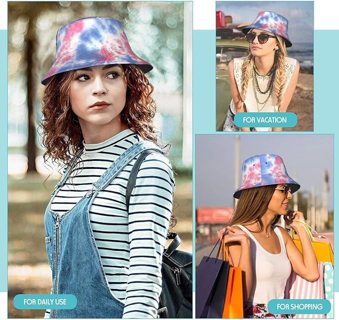 Bucket Hat Summer Beach Fisherman Cap Packable Sun Hats