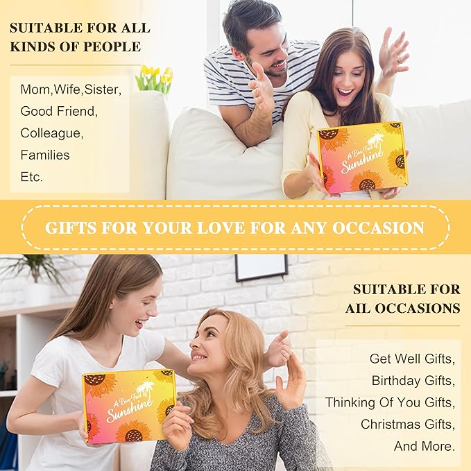 Get Well Care Package for Women, Birthday Gifts for Women, Feel Better Soon Basket, Sympathy and Thinking of You Gifts After Surgery Recovery