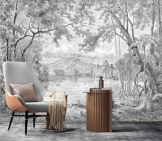 Eierme-The Ancient Scenery of Charming lagoons in Luzon Island Mural Wallpaper Peel and Stick 90" x 67"