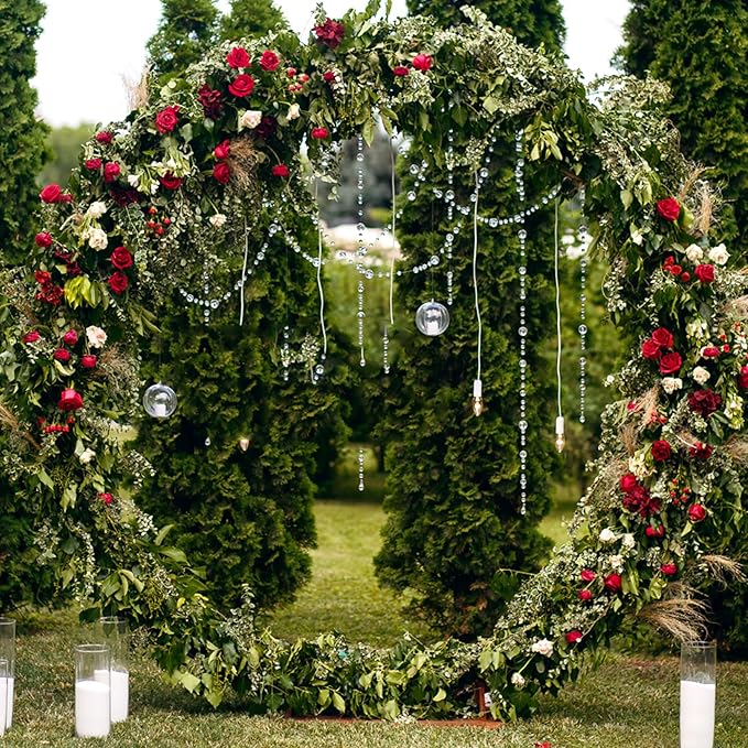 Red Roses Artificial Flowers Bulk, 32Pcs Fake Roses Artificial Velvet Roses with Stems, DIY Silk Flowers Roses Bouquet, Realistic Faux Artificial Roses for Mother's Day Home Table Decor