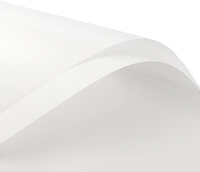 LeZakaa 20 Sheets Flower Wrapping Paper - Waterproof Reversible Floral Bouquet Paper - White Design for Valentine's Day, Mother's Day, Parties, Birthdays, Weddings, Baby Shower