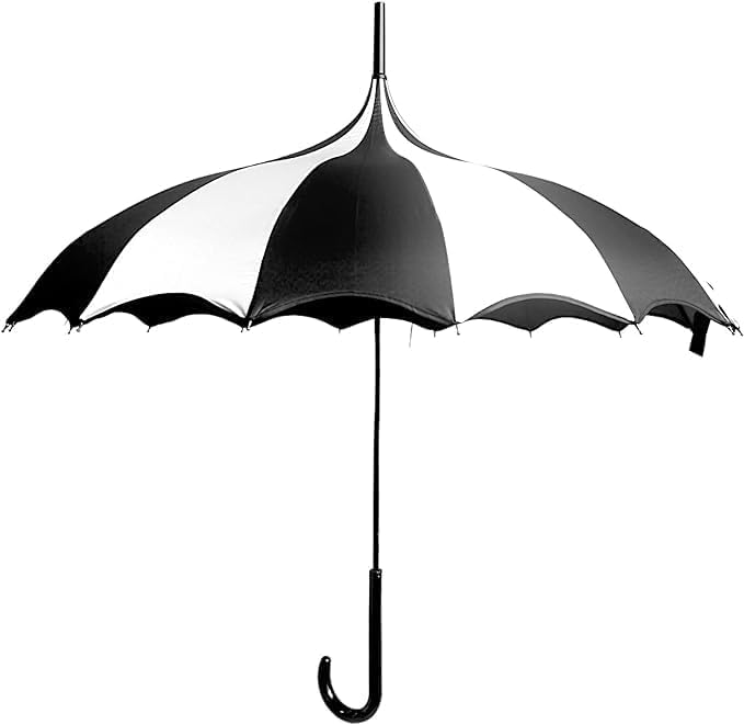 Full Size Dark Wing Pagoda Umbrella - Ideal for All Weather, Perfect for Vampires, Gothic Enthusiasts, and Lovers of Unique Bat Wing Style